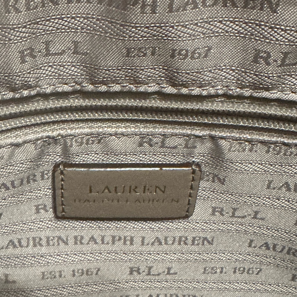 Lauren Ralph Lauren Satchel Allenville Crossbody (strap not included) LIKE NEW - Picture 5 of 5